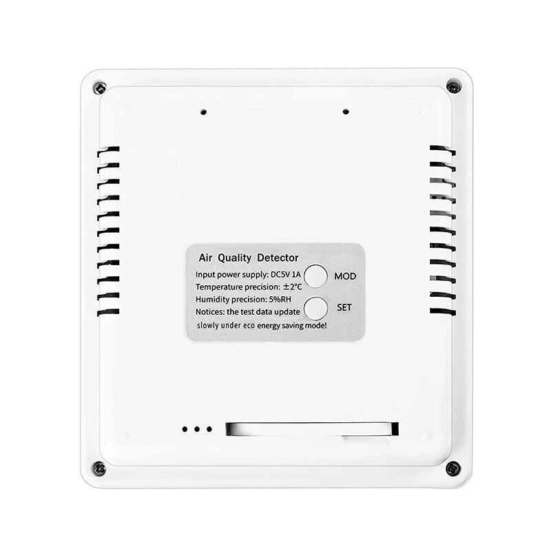 

Air Quality Monitor,Used for maldehyde (Hcho)/Pm2.5 Temperature and Humidity Real-Time,with Lcd Screen,Home Office