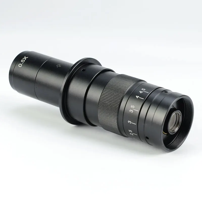 HD 300X 180x C Mount Industrial CCD Camera Zoom Lens 1X монокулярный цифровой микроскоп|microscope lens|industrial