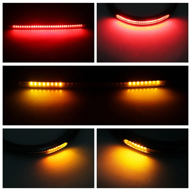 25 мм 1 &quotмотоцикл кафе гонщик сиденье поплавок рамка обруч Brat Loop Tracker End w/LED стоп