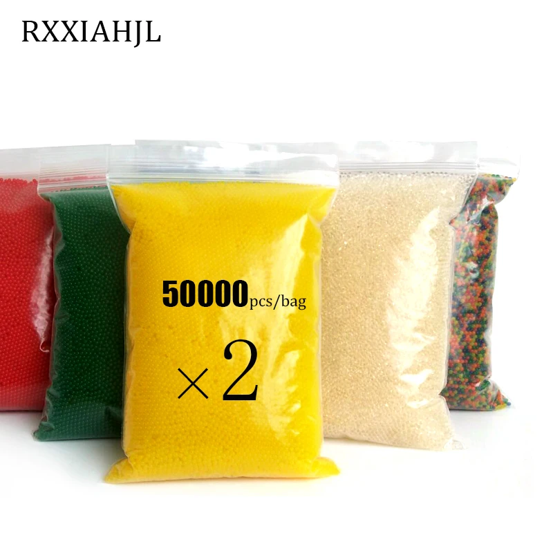 100000 шт./пакет кристалл почвы воды бусины шарики из гидрогеля растущий гель шар большой декоративный цветок Свадебный домашний декор