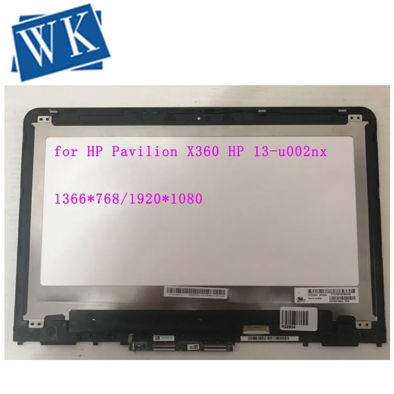 13 3 &quotдля hp павильон X360 13-u002nx ЖК светодиодный FHD 1920X1080 Замена сенсорного экрана |