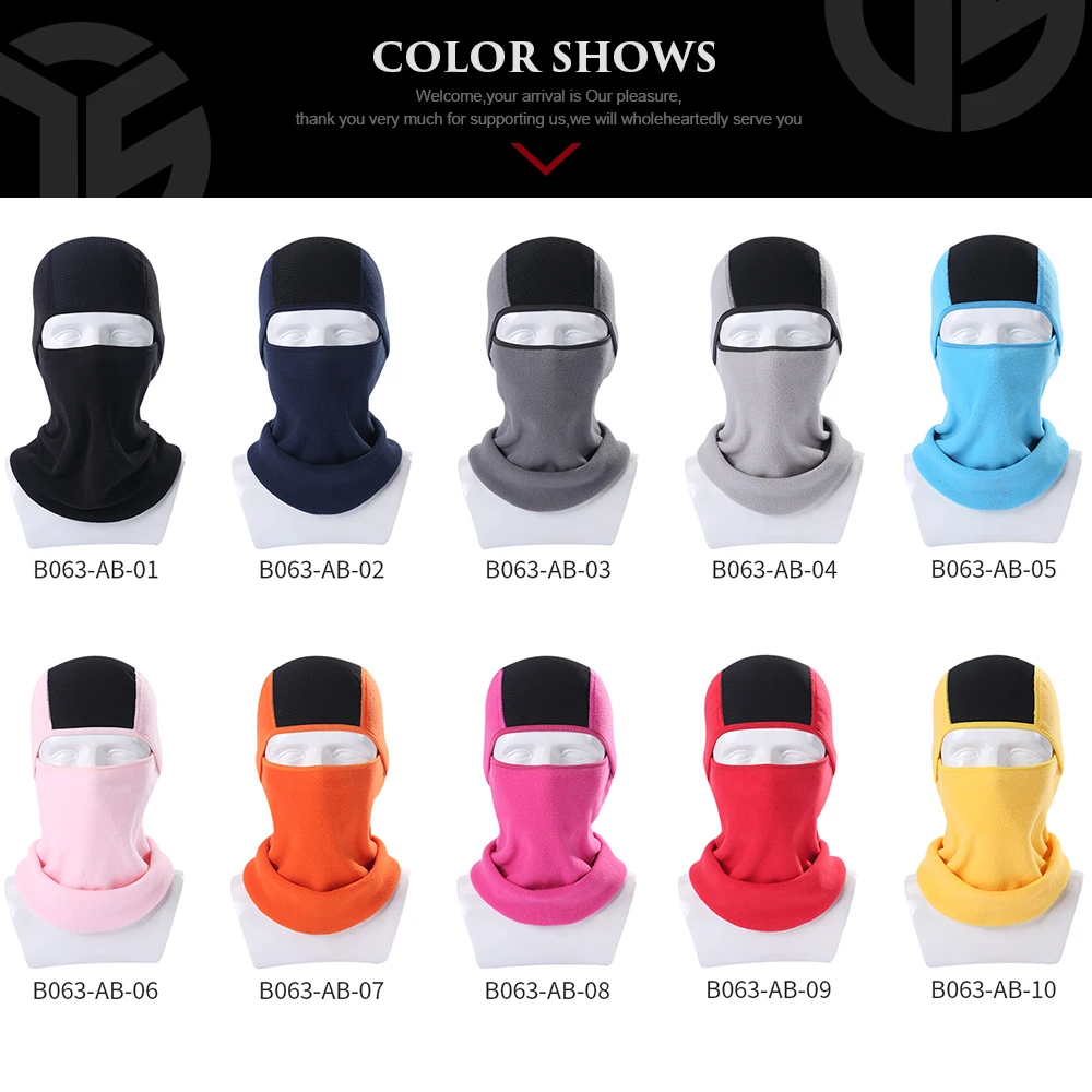 Зима полярная бини шапка Балаклава из флиса Кепки Термальность полный уход за