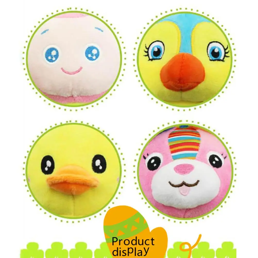 

LeadingStar Baby Cartoon Bed Windbell Stroller Hanging Bell Built-in BB Newborn Cartoon Animal Plush Toy