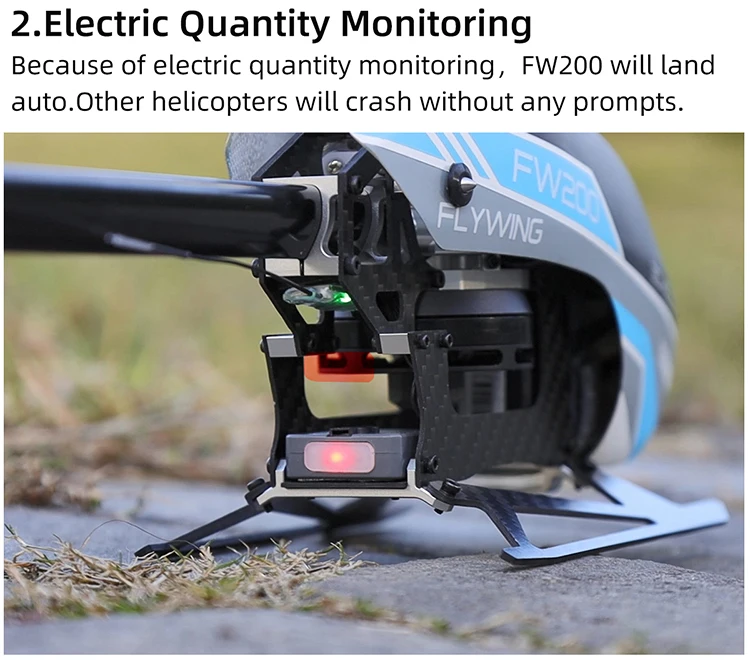 FLYWING FW200 H1 V2 Gyro RC 6CH 3D Smart GPS вертолет RTF самостабилизирующийся бесщеточный прямой