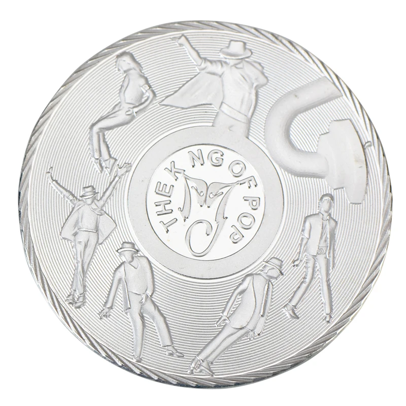 Памятные монеты известной рок-певицы Майкла Джексона серебряные коллекция