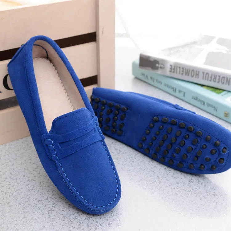 

Women Shoes 2021 Genuine Leather Women Flat Shoes Casual Loafers Slip On Women's Flats Shoes Moccasins Lady Driving Shoes