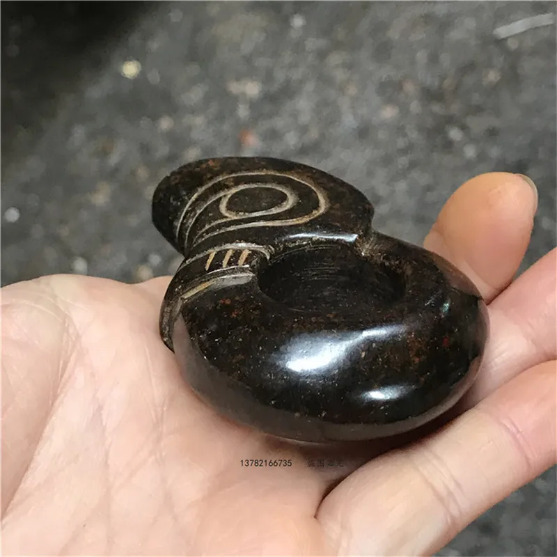 Магнетитовый магнит черный железный метеорит Нефритовый поросенок дракон