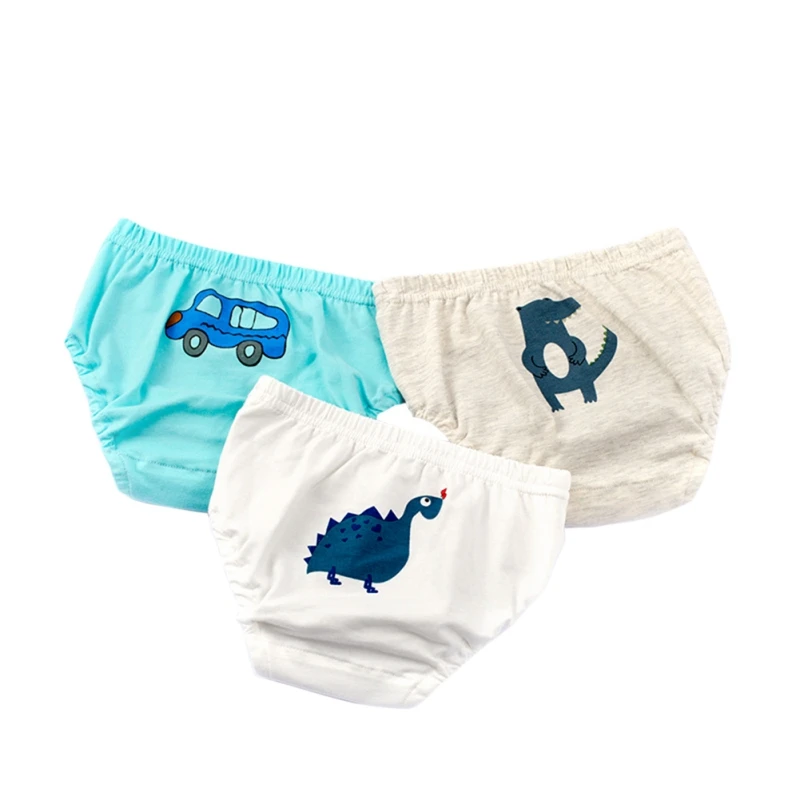 

3Pcs Baby Boy Cartoon Training Cotton Panties Briefs Newborn Underwear1
