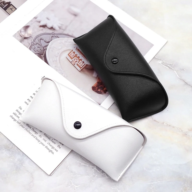 

1pc PU Leather Glasses Case New Sunglasses Glasses Case Students Soft Durable High Quality Portable Eyeglasses Glasses Case