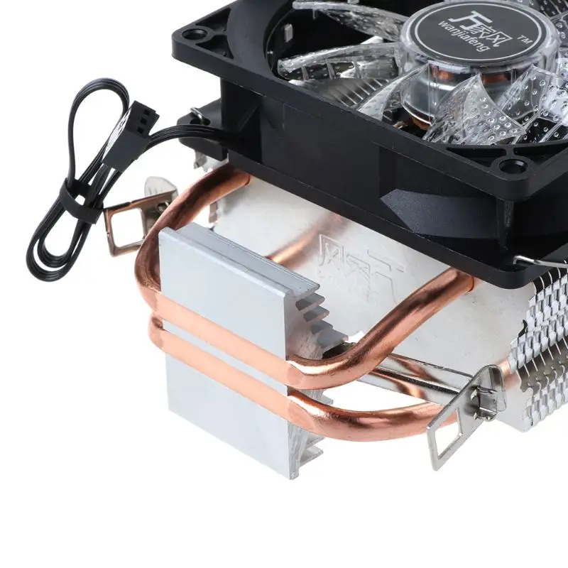 Кулер для процессора вентилятор двойной радиатор с RGB светильник для Intel LAG 1155 1156