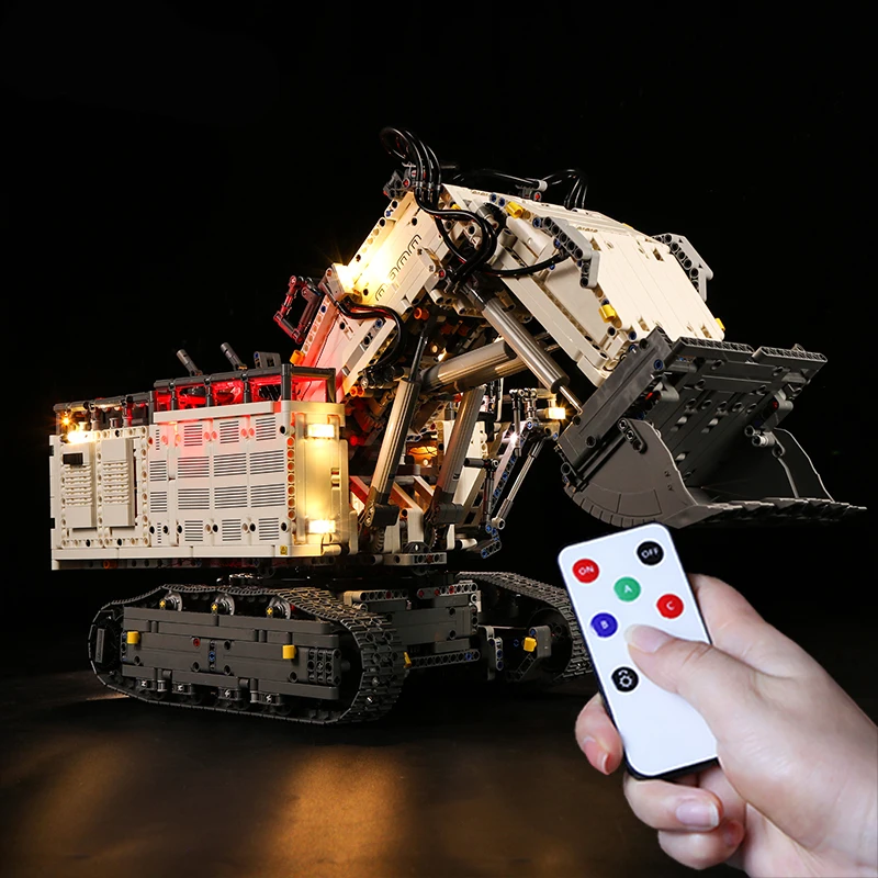 

Led Light Kit For 42100 Excavator mechanical Liebherred R 9800 Excavatseries DIY for adult children's toys(led only,no blocks)