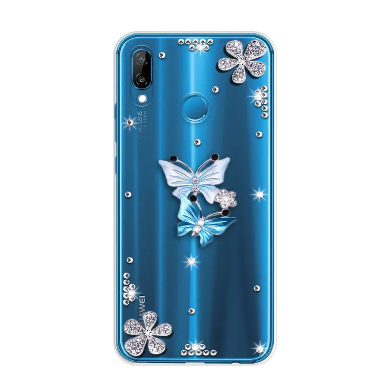 

Case For Huawei P20 Lite Case Silicone Soft Clear shiny crystals Cover For Huawei P20 Lite ANE-LX1 Phone Case for Huawei P20Lite