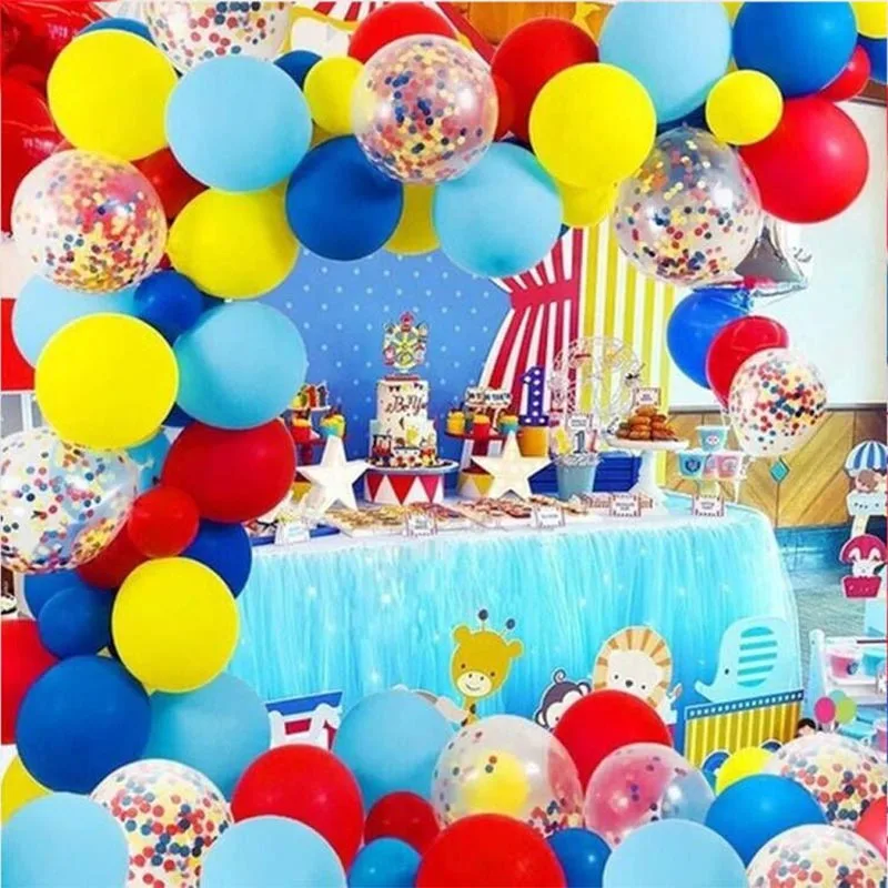

92pcs/set Clow Plim Party Decoration Balloon Garland Arch Kit Kids Birthday Backdrop Latex Air Globos Baby Shower Kids Supplies