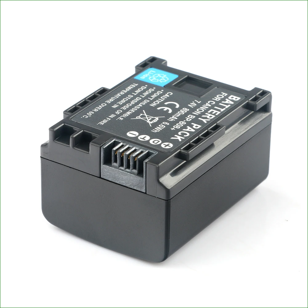 Аккумулятор LANFULANG для Canon BP 808 и HF10 HF100 HF11 HF20 HF200 HF21 HG20 HG21 HFM30 HFG10 HFM300 HFM31|battery for canon|canon
