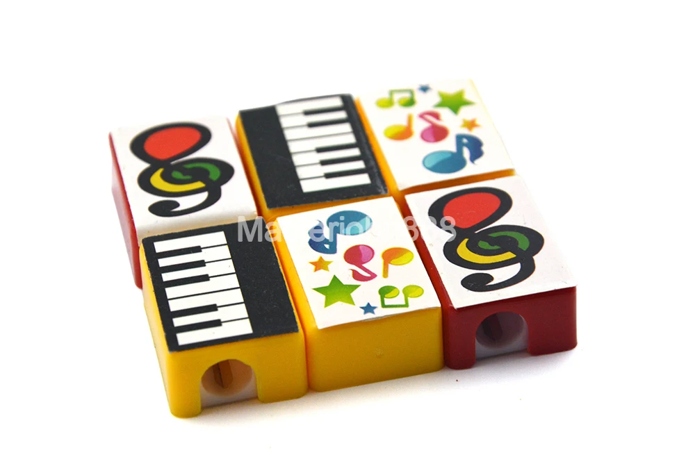 Музыкальный стиль 6 шт. клавиши для пианино высокие частоты ноты карандаш