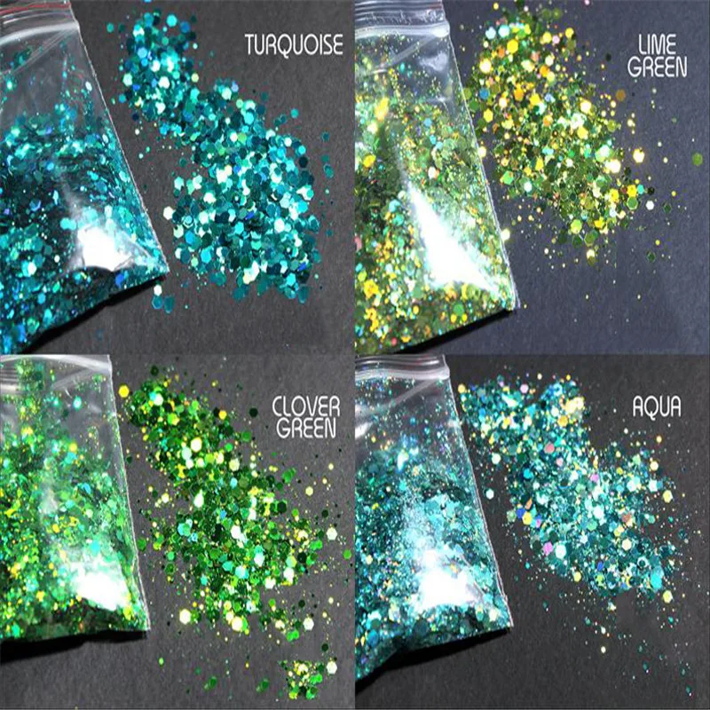 Rainbow Holographic Glitter Mix 