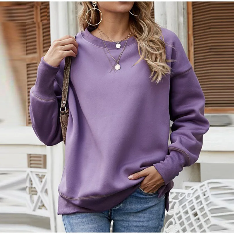 

Women Solid 6 Colors Harajuku Hoodies 2022 Winter Korean Fashions Pullovers Pullovers Sweatshirts Japanese Streetwear Clothes