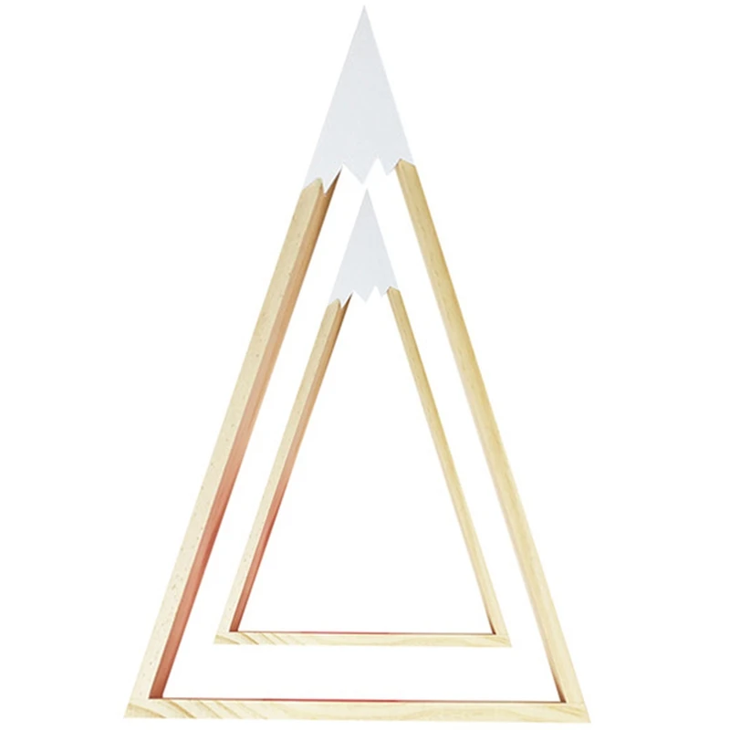 2 шт./компл. стены детской комнаты деревянный снег горная полка детская комната