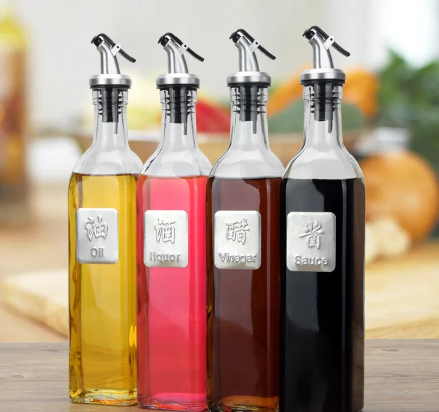 

1000pcs Oil Bottle Stopper ABS Lock Plug Seal Leak-proof Food Grade Plastic Nozzle Sprayer Liquor Dispenser