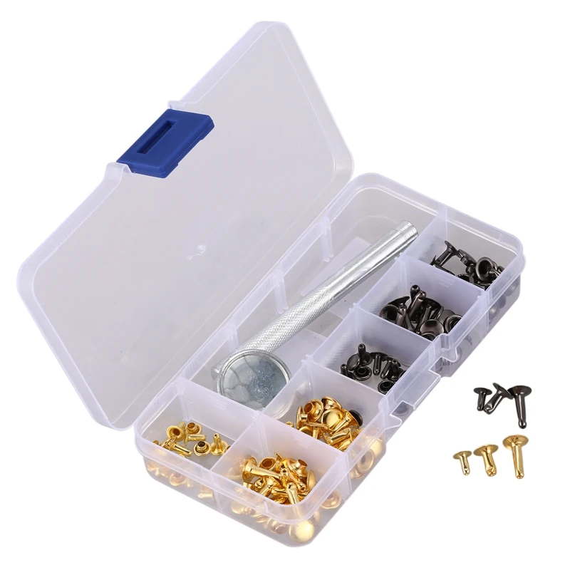 63 psc Sets Snap Fasteners Kit 12mm Metal Buttons Press Studs with 2 Pieces Fixing Tools Color Clothing Snaps for Clo | Инструменты