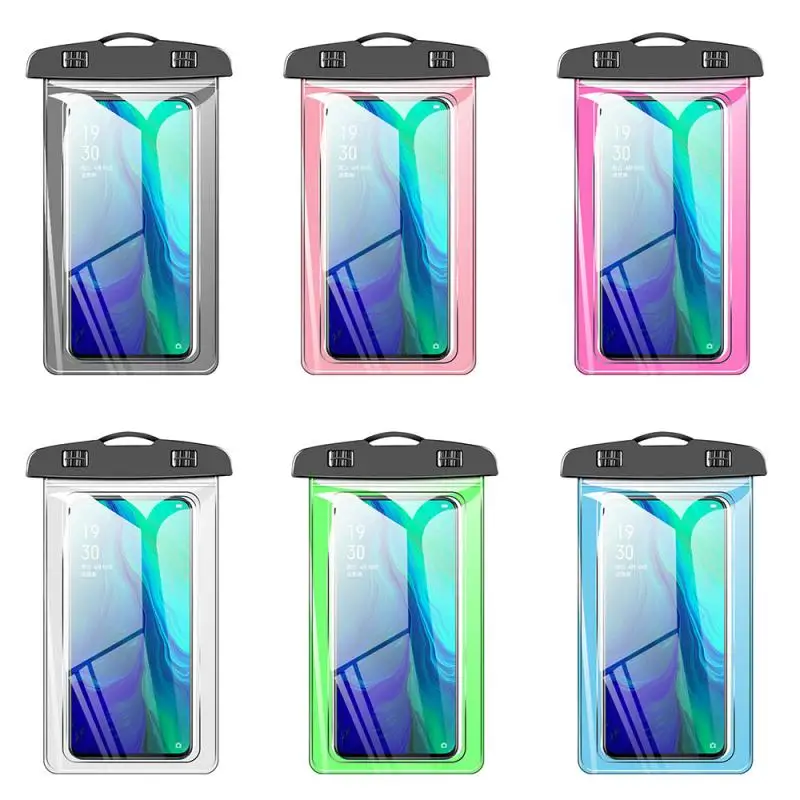 

Waterproof Phone Pouch Drift Diving Swimming Bag Underwater Dry Bag Case Cover For Phone Water Sports Beach Pool Skiing 7 Inch