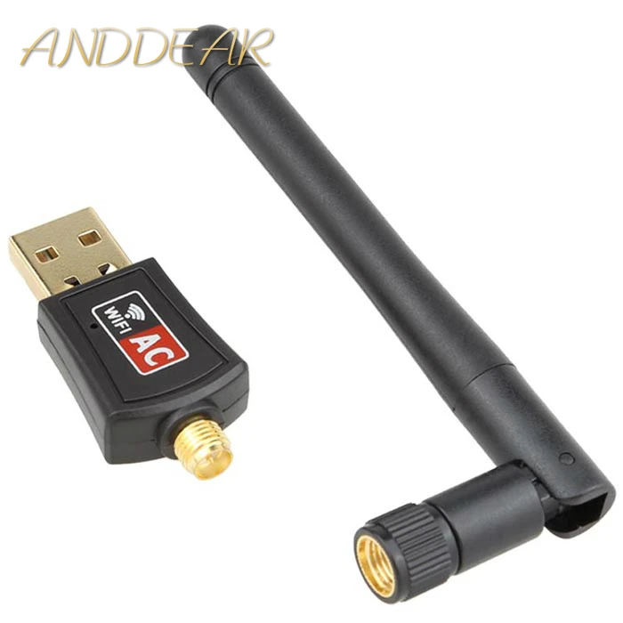 802.11b/G/n/AC Двухдиапазонный 600 Мбит/с RTL8811CU беспроводной USB Wi Fi адаптер с 2 4G и 5 8G