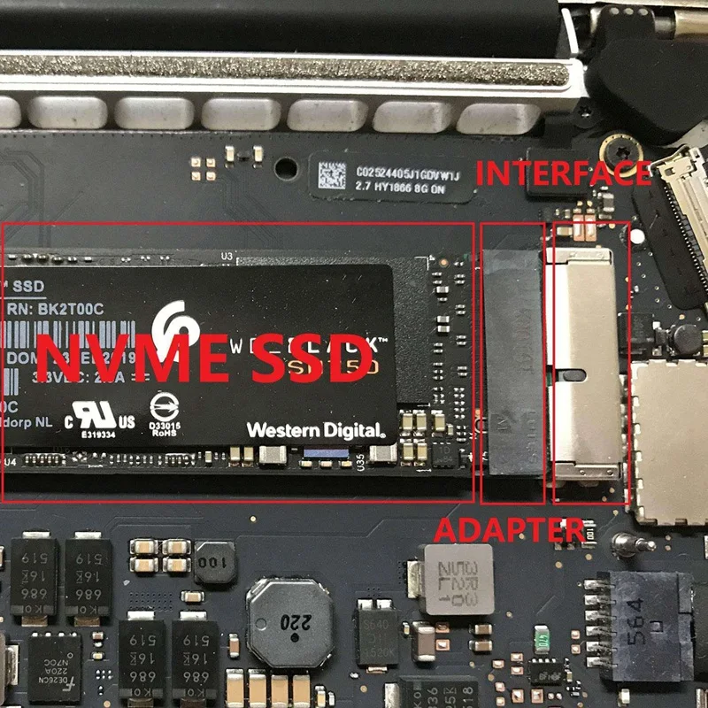 Promotion M.2 NVME SSD Convert Adapter For Upgraded Air Pro Retina Mid 2013-2017 AHCI Kit | Электроника