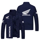 Мужская куртка Honda, Новинка весна-осень 2022, мужская куртка с принтом крыла Honda, спортивная одежда, куртка для мотогонок и верховой езды, одежда для велоспорта