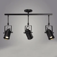 vintage iron loft industrial spotlights adjustable pendant lamp clothing store lighting coffee housebarmall pendant lamp