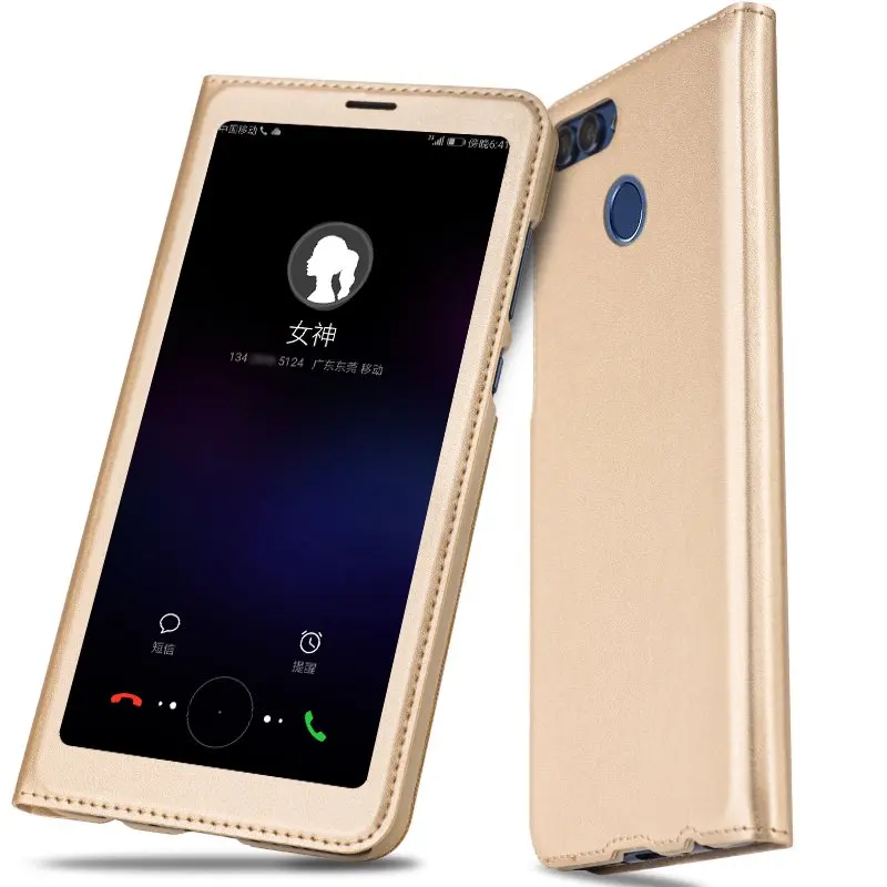 Чехол с окошком для Huawei P умная фотография Женский флип чехол чехлы телефона