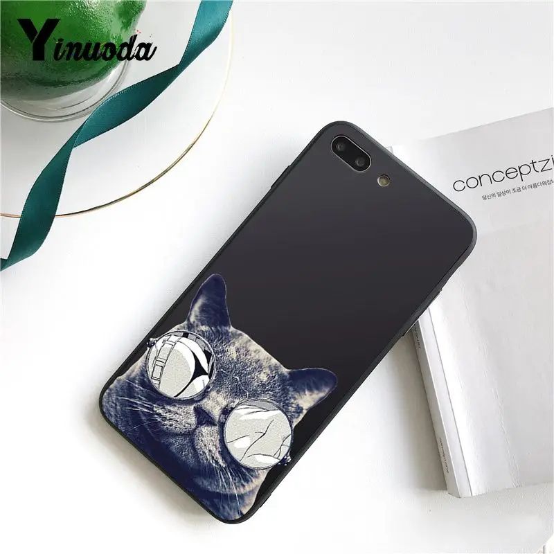 Yinuoda милый Французский бульдог мультфильм собака и кошка силиконовый чехол для
