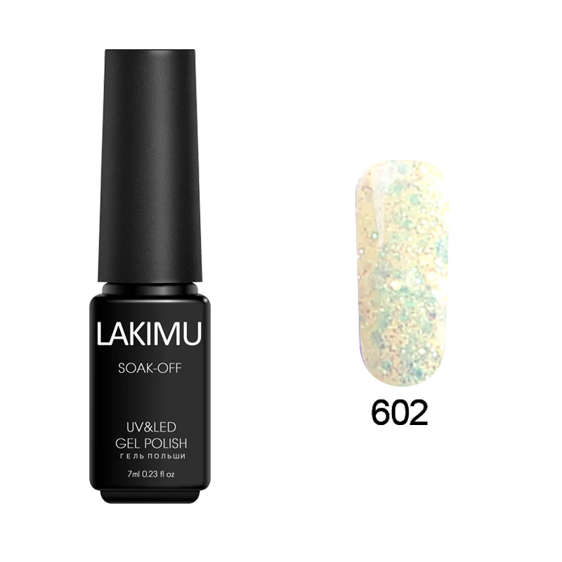602 Lakimu 3D Алмазный Блеск Bluesky Гель-лак для ногтей долговечный супер звезда замочить от УФ светодиодный Гель-лак для ногтей Перманентный акриловый набор для ногтей - Цвет: 602