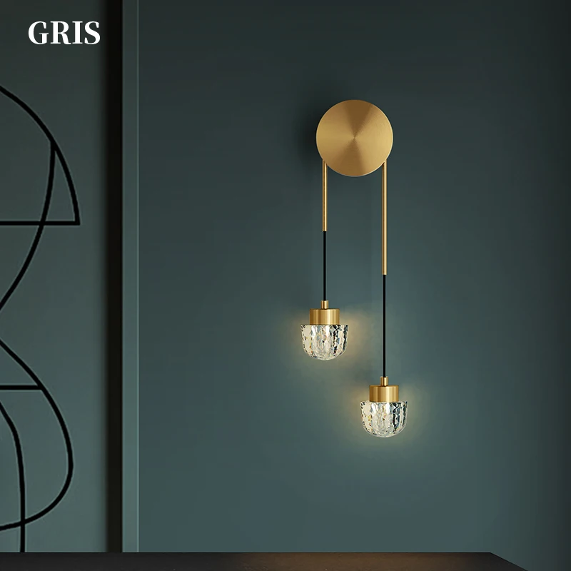 

2021 Modern Wall Light Dining Parlor Lamp Bedroom Bedside Restaurant Living Room Aisle Home Decor Luxury TV Background Wall Lamp