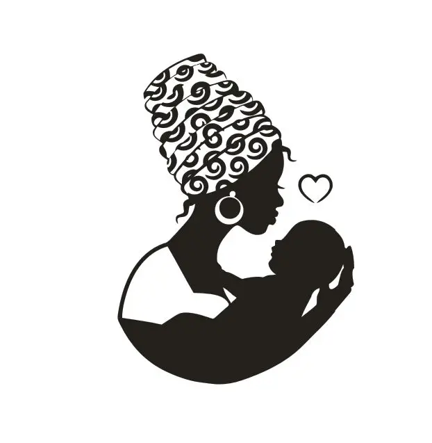 Виниловые наклейки на стену в африканском стиле для родной матери украшение мамы