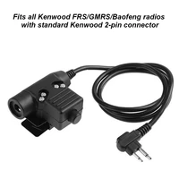 u94 ptt cable plug military adapter z113 standard version for walkie talkie motorola kenwood tyt f8 baofeng 5r radio hunting