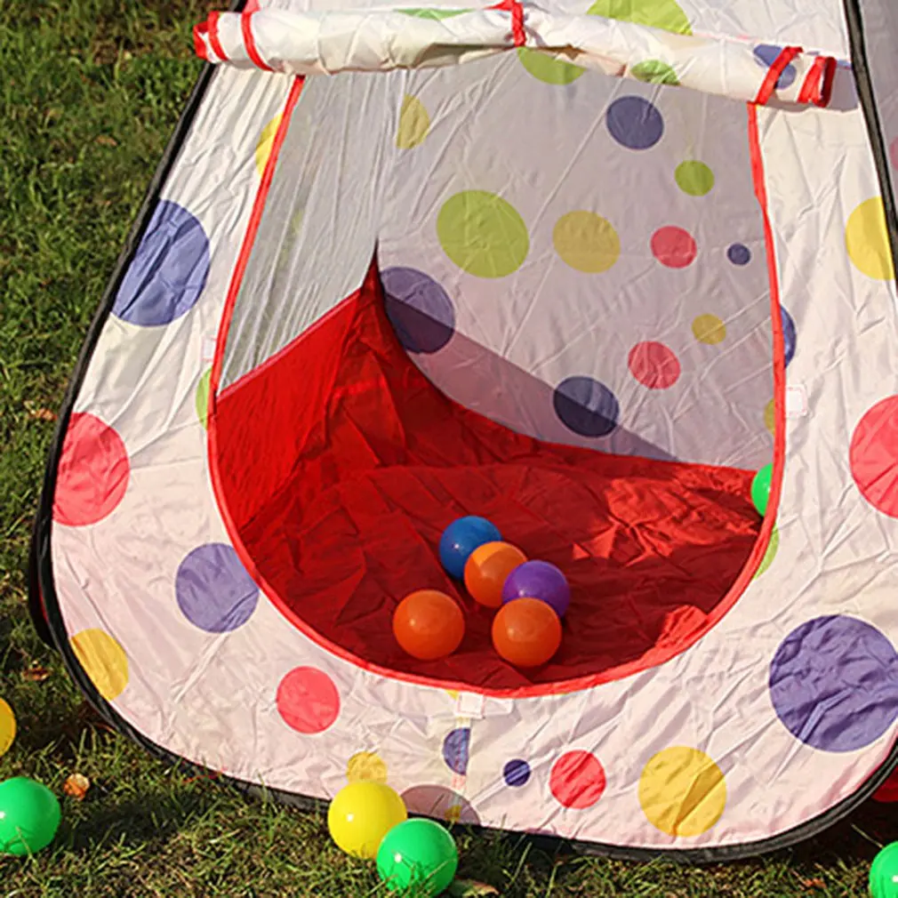Треугольная форма складной Крытый Открытый играющие дети палатка Забавные Дети