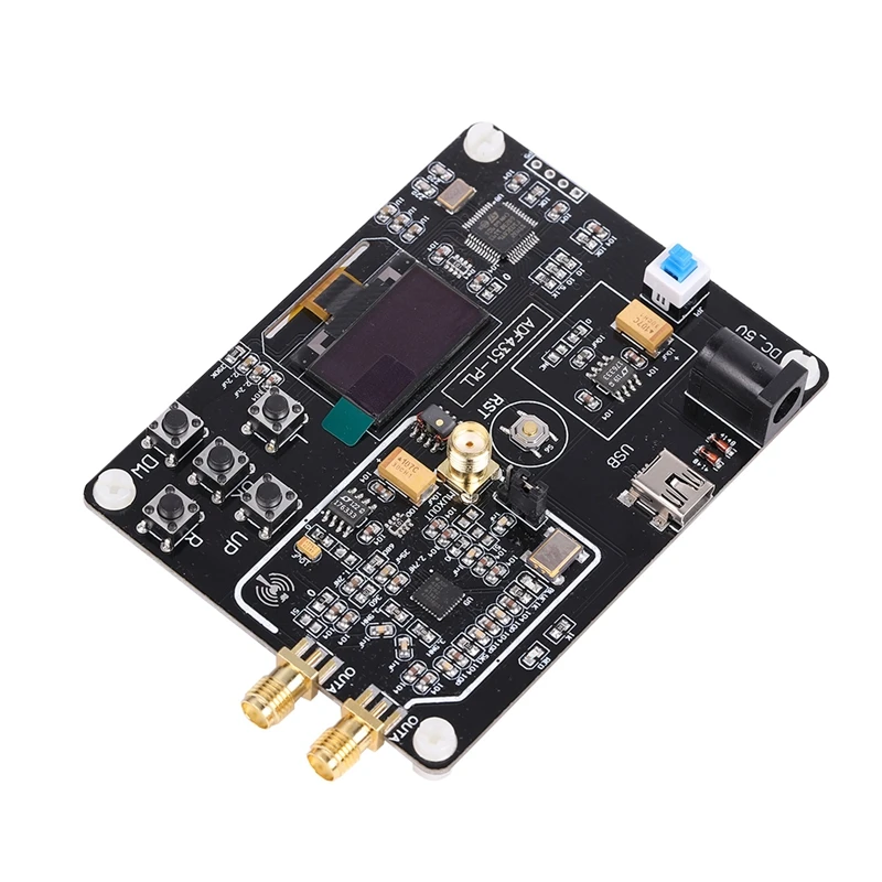 

35Mhz-4400Mhz Rf Signal Generator Adf4351 Module Frequency Generator Pll With Oled Display STM32
