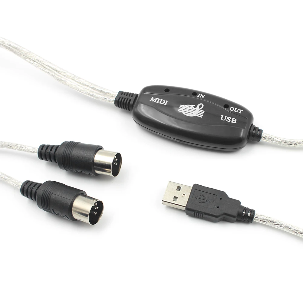 USB IN-OUT MIDI электронная клавиатура компонентный кабель адаптер Набор конвертер