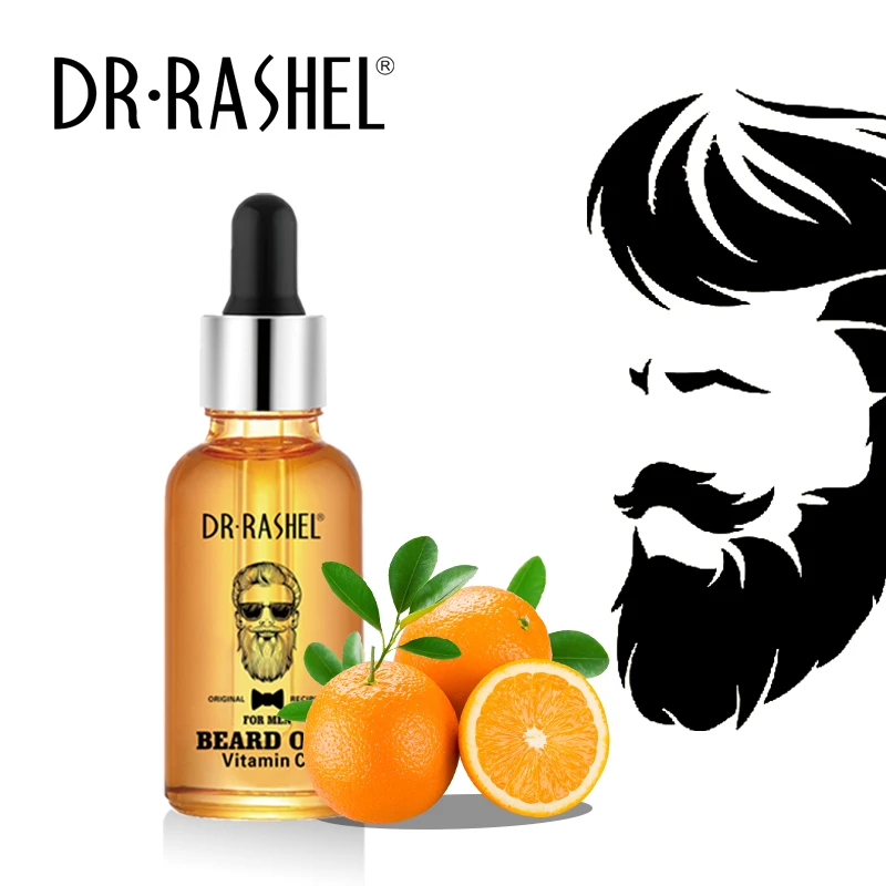 

30ML Vitamin C Beard Oil Essence Natural Hair Loss Products Leave-In Conditioner for Groomed Beard Growth Serum