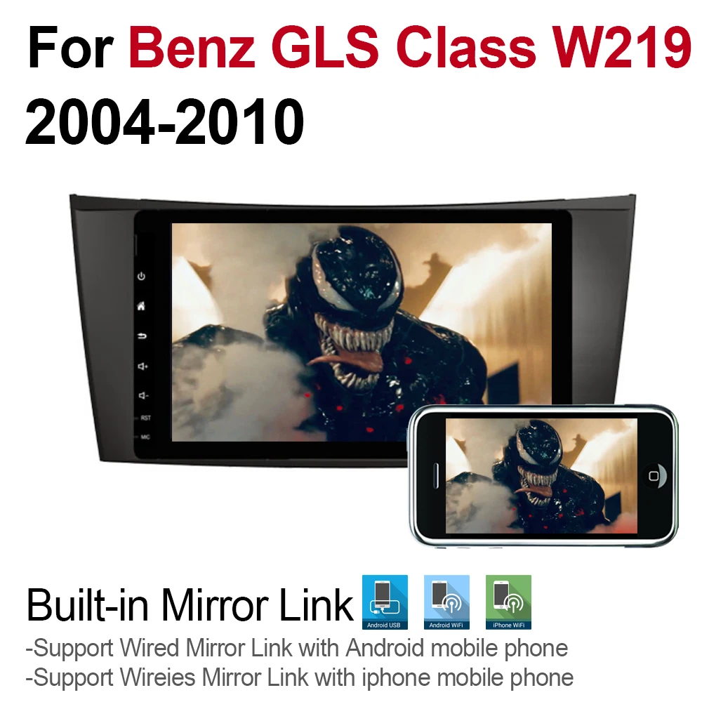 Автомобильный dvd-плеер на основе Android для Mercedes Benz CLS Class W219 2004 2005 2006 2007 2008 2010 NTG