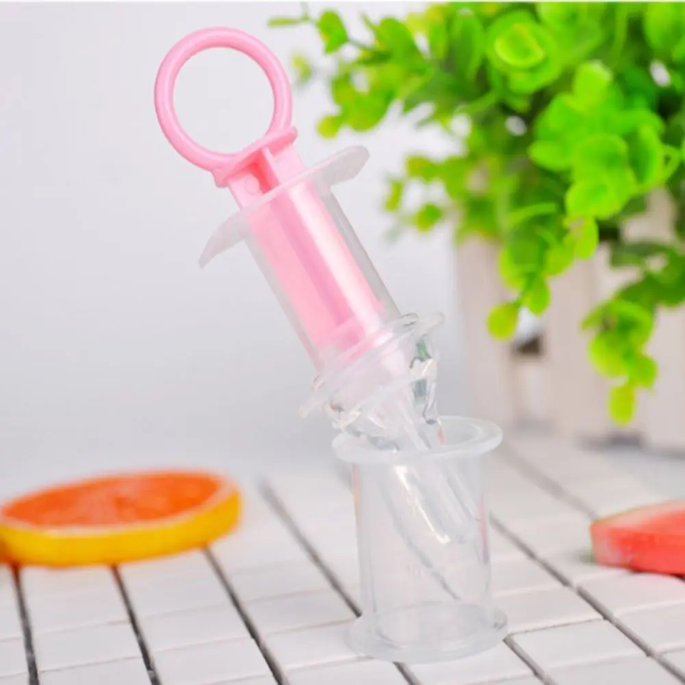 

Baby Kids Silicone Smart Medicine Dispenser Needle Fruit Juice Feeder Squeeze Medicine Dropper Pacifier Feeding Utensils