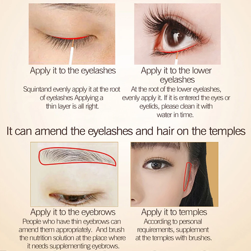 Восстановление роста ресниц питательный раствор против выпадения редкий