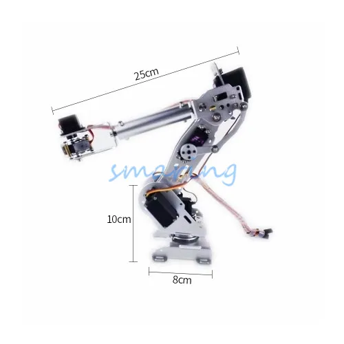 7 DOF Metal Claw Robotic Arm with Servo DIY Kit Mechanical Robot Clamp Servos | Игрушки и хобби