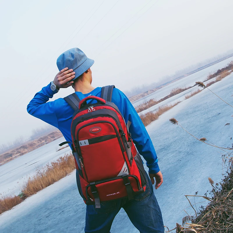 Мужской Дорожный рюкзак из ткани Оксфорд водонепроницаемый вместительный для