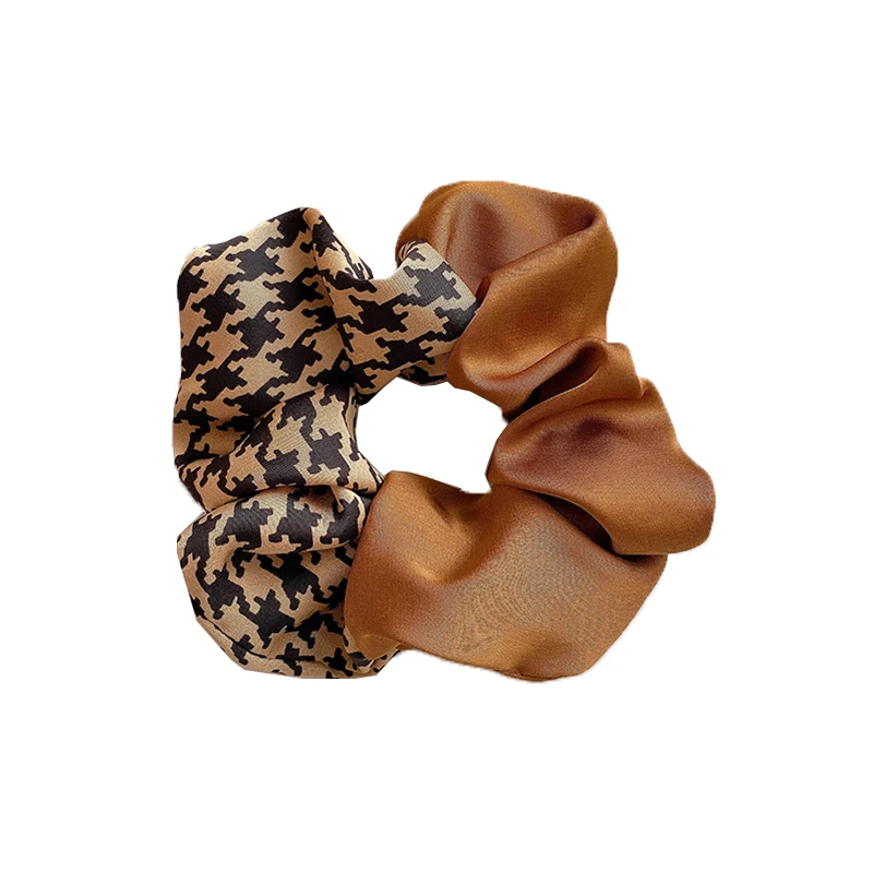 

Women Bow Ribbon Hair Ring Long Streamer Hair Rope Scarf Elastic Hairband Lady Houndstooth Headband Ponytail Hair Accessories
