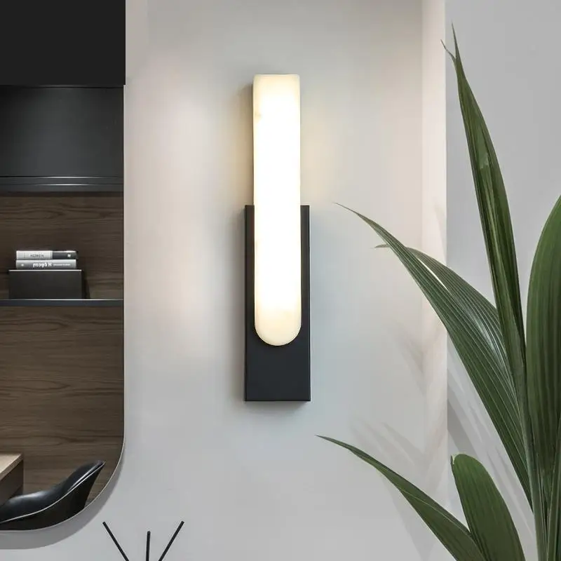 Современная роскошная Нефритовая настенная лампа светодиодный светильник для