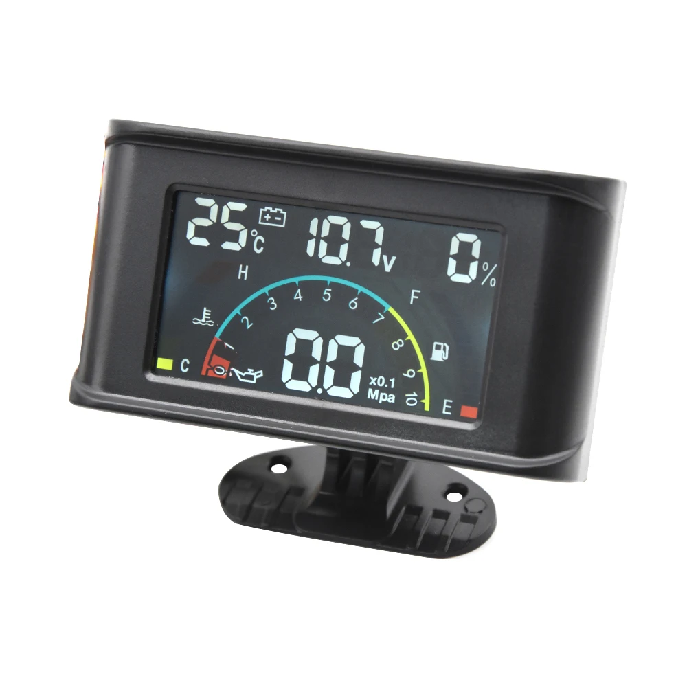 4 в 1 ЖК датчик сигнализации с датчиками измеритель напряжения вольт 12 В 24