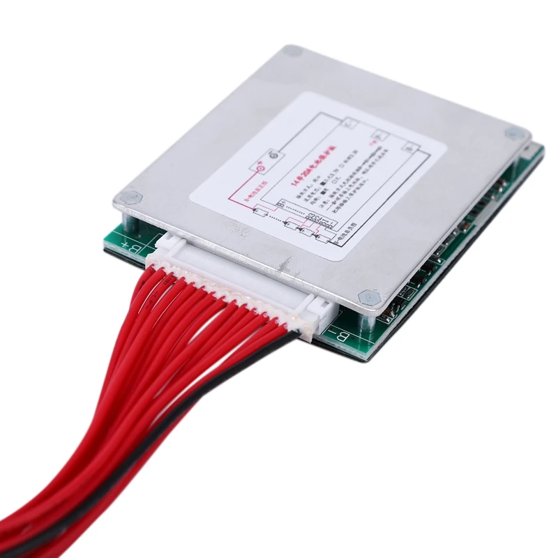 Защитная плата BMS PCB для литий ионного полимерного аккумулятора 14S 52 в 20 А с