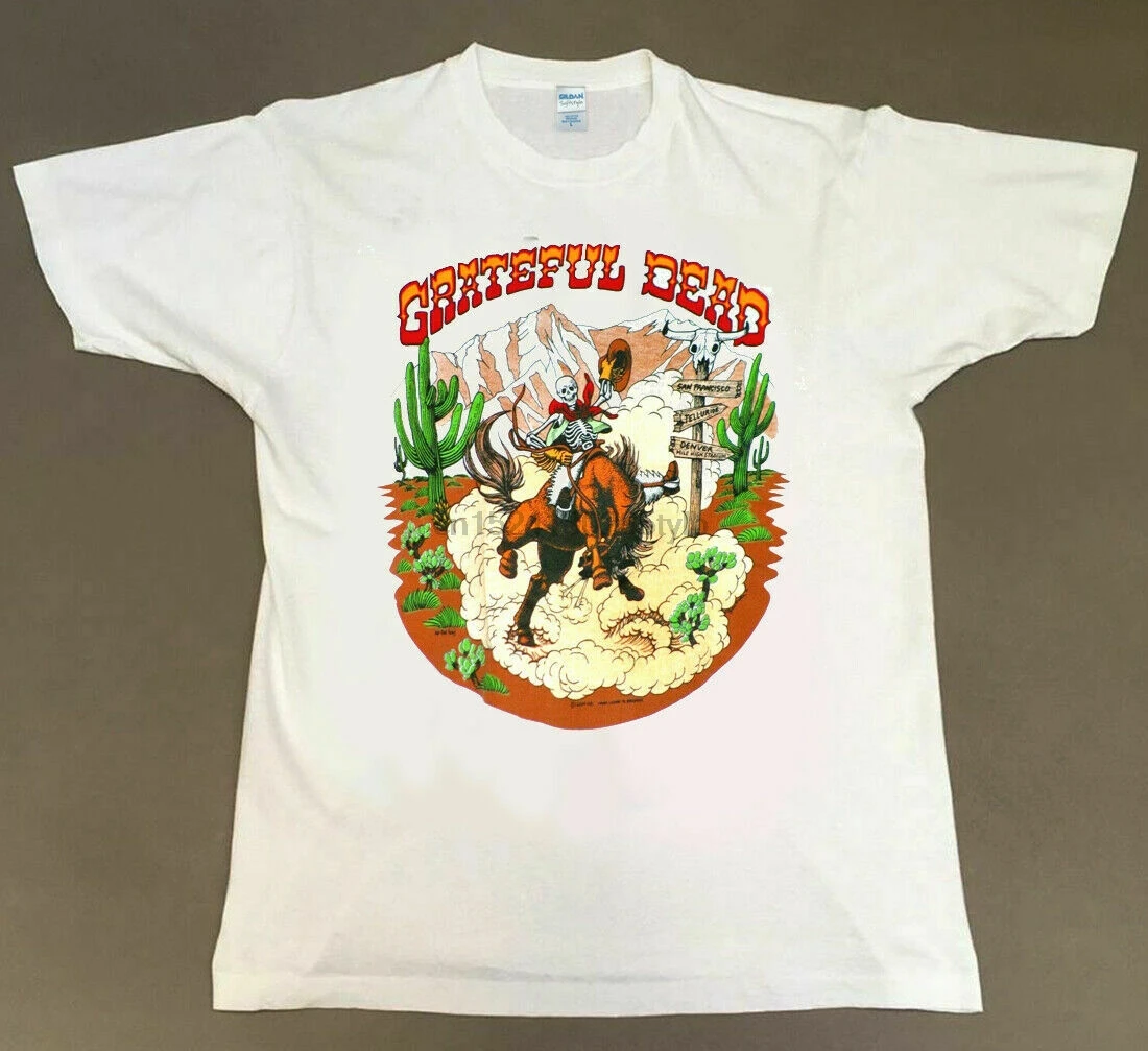 Винтаж Grateful Футболка Летний тур 1991 футболка Все размеры США | Мужская одежда