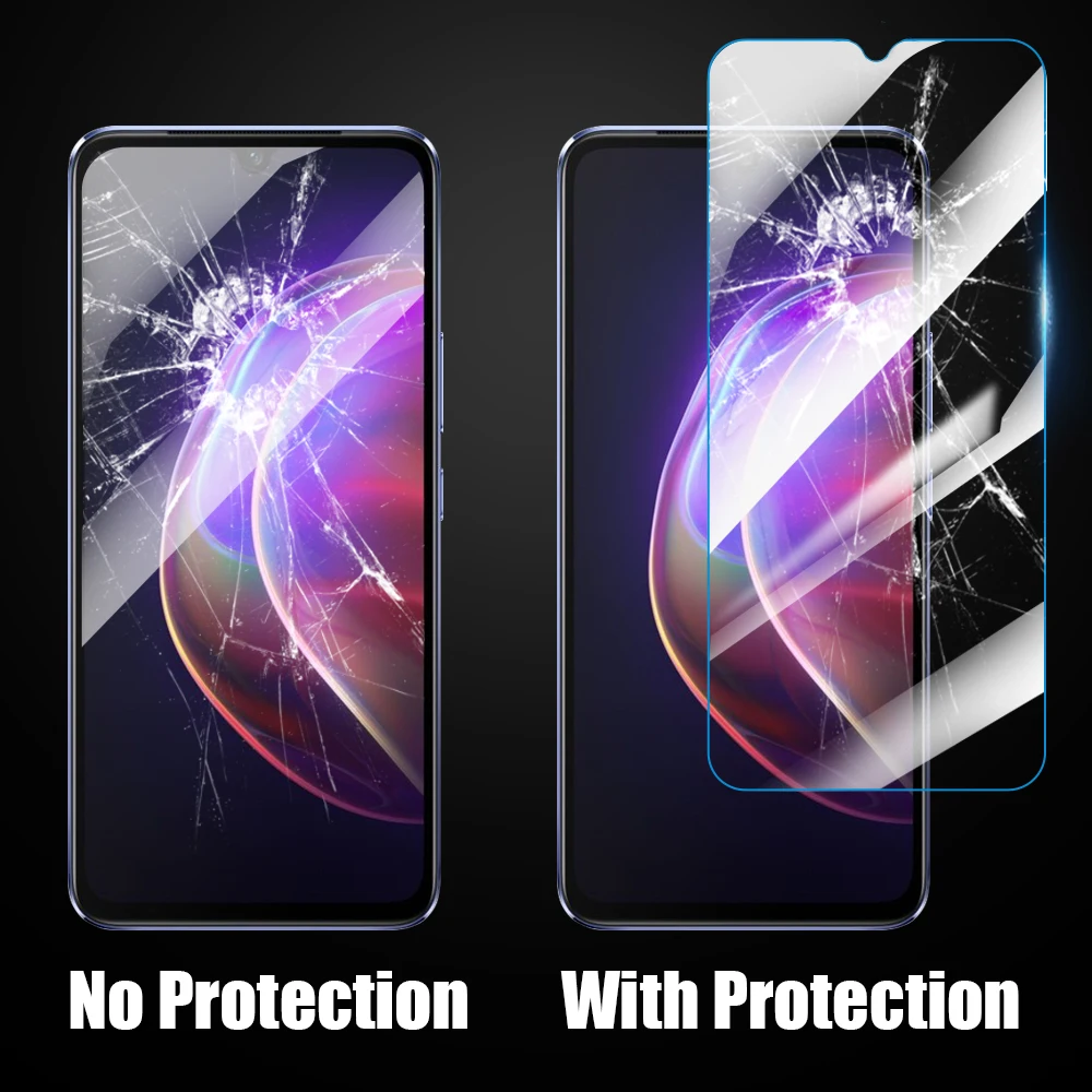 2.5D Закаленное стекло для VIVO V21e V21 V20 SE V19 V17 V15 V11 V11i Neo Pro Global V9 Молодежная Защитная